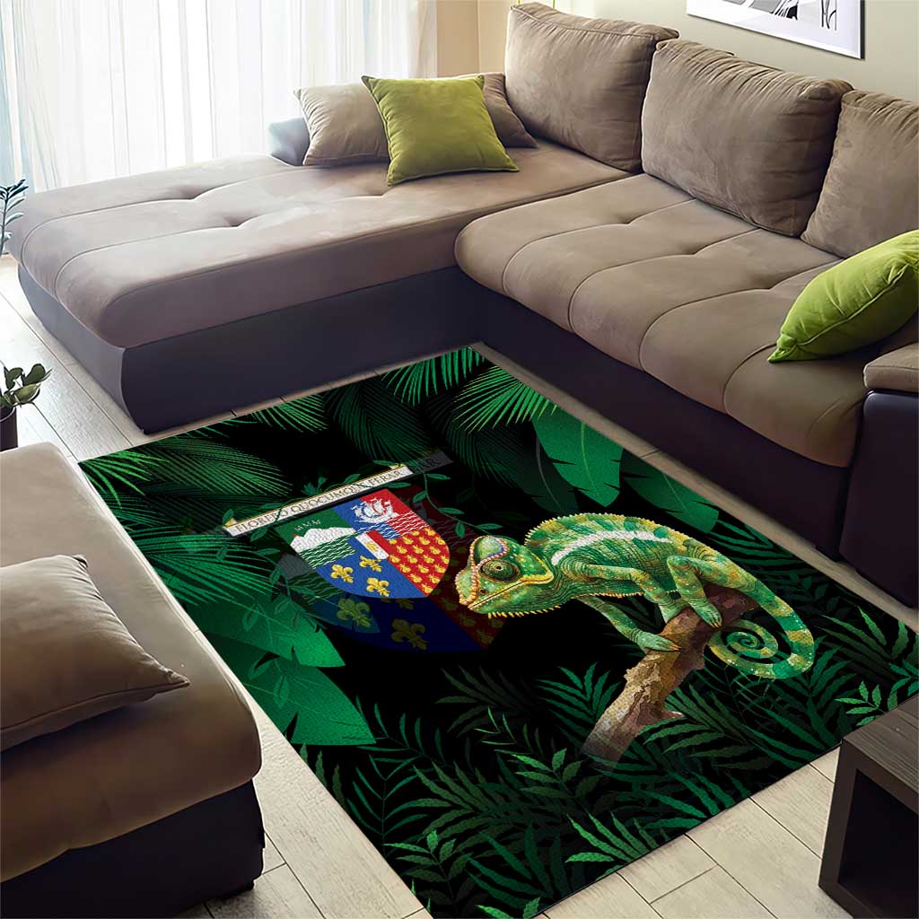 Reunion Island Area Rug Furcifer Pardalis