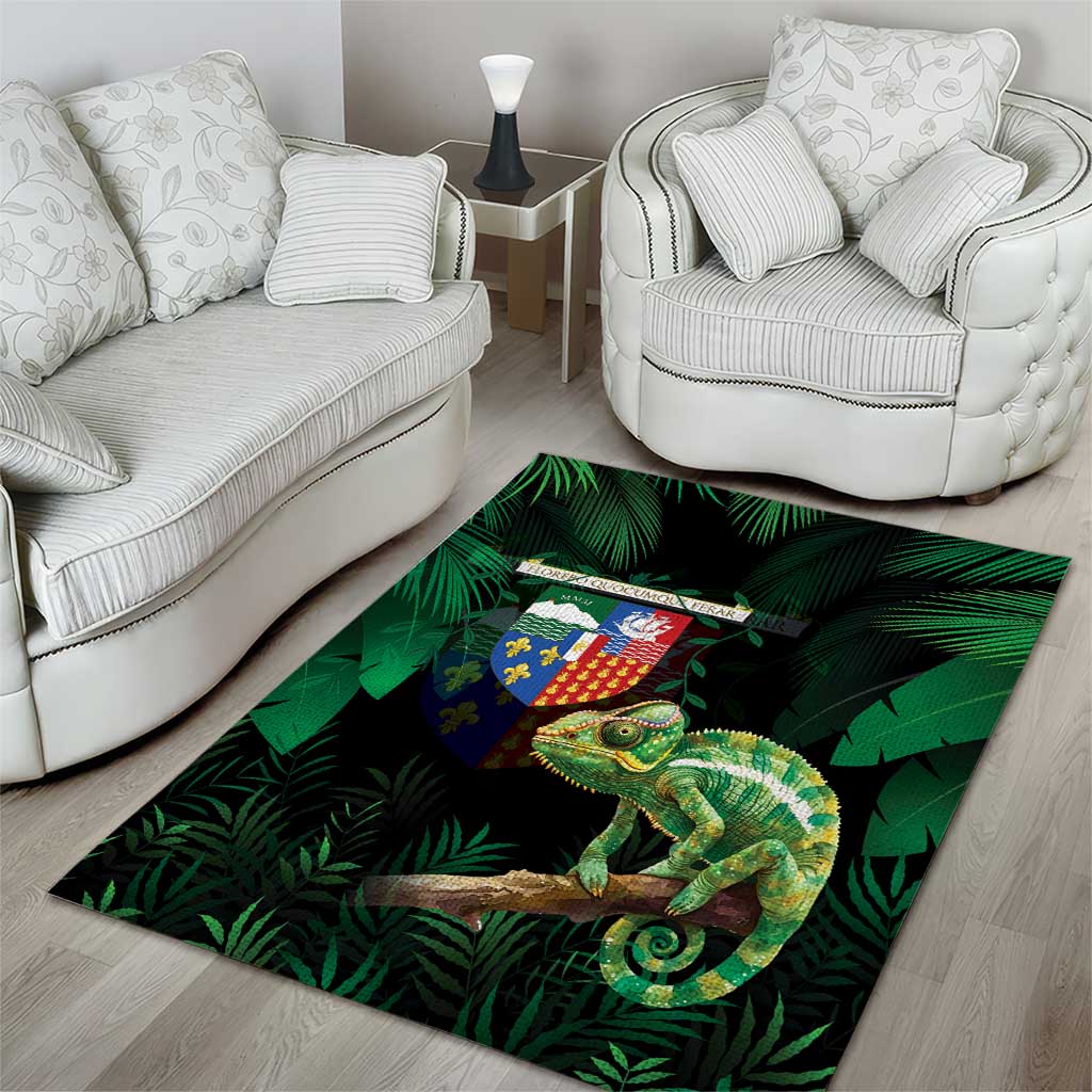 Reunion Island Area Rug Furcifer Pardalis