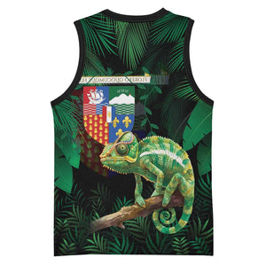 Reunion Island Basketball Jersey Furcifer Pardalis - African Pride