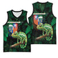 Reunion Island Basketball Jersey Furcifer Pardalis - African Pride