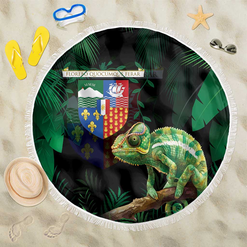 Reunion Island Beach Blanket Furcifer Pardalis