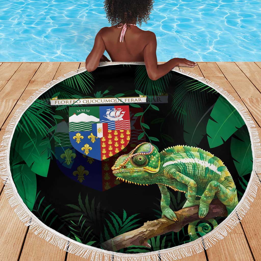 Reunion Island Beach Blanket Furcifer Pardalis