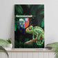 Reunion Island Canvas Wall Art Furcifer Pardalis
