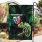 Reunion Island Garden Flag Furcifer Pardalis