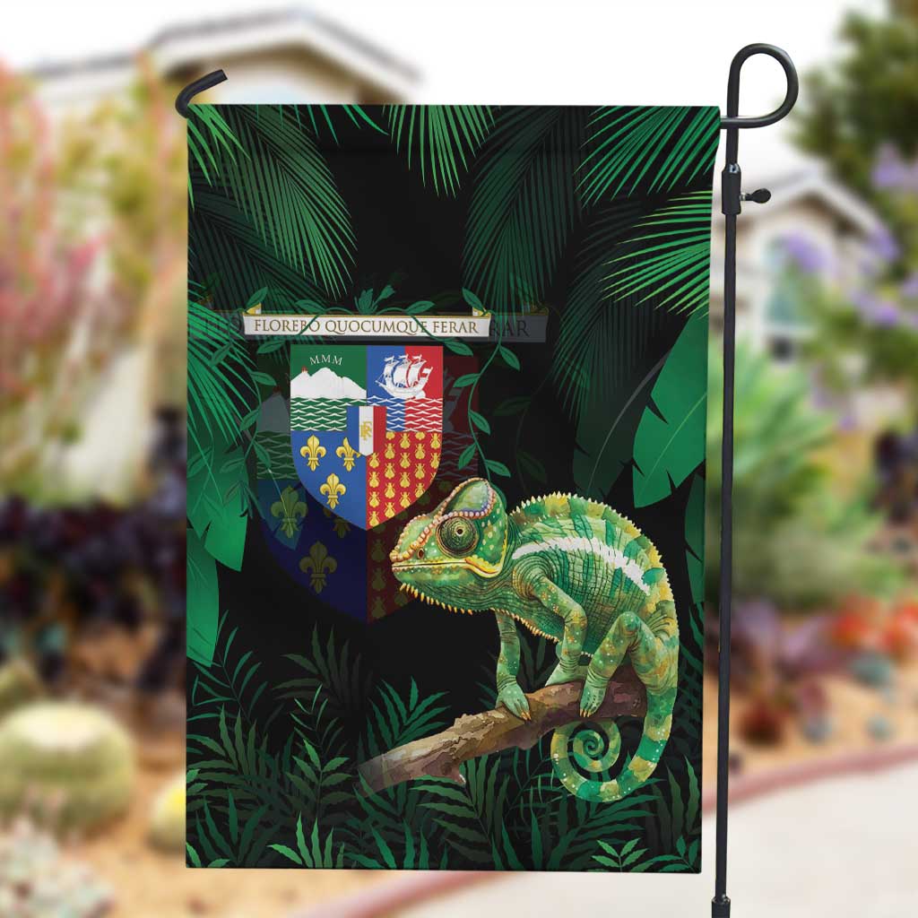 Reunion Island Garden Flag Furcifer Pardalis
