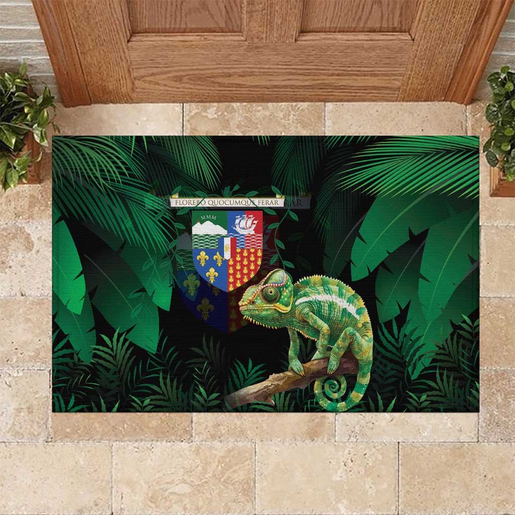 Reunion Island Rubber Doormat Furcifer Pardalis