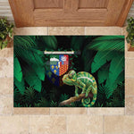 Reunion Island Rubber Doormat Furcifer Pardalis
