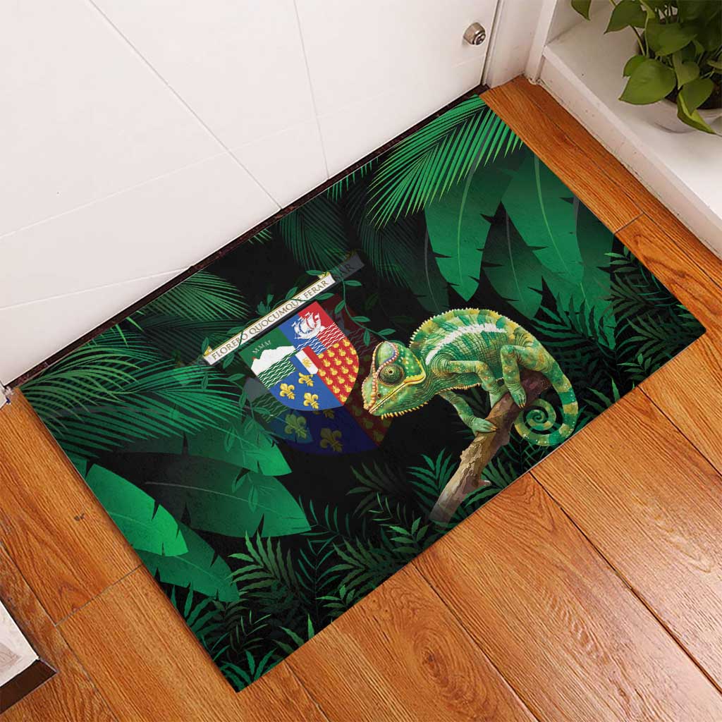 Reunion Island Rubber Doormat Furcifer Pardalis