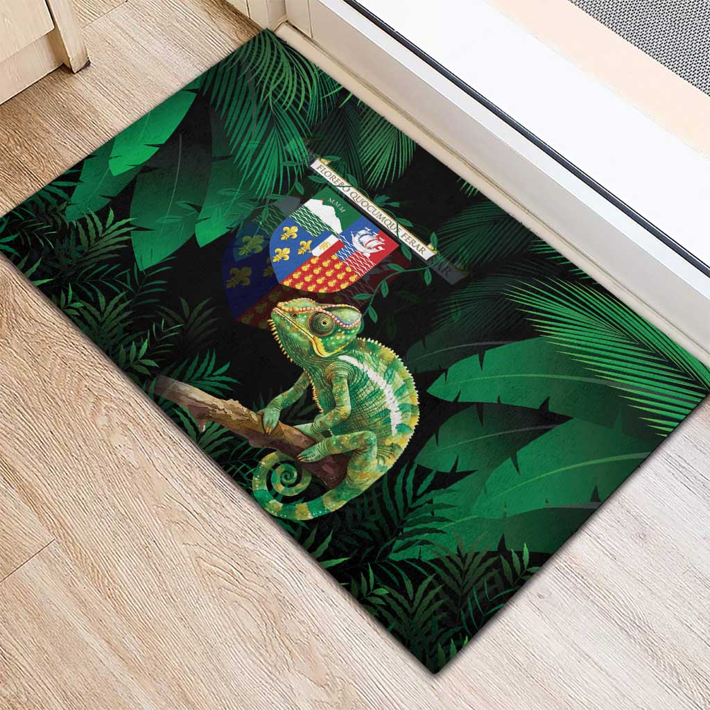 Reunion Island Rubber Doormat Furcifer Pardalis