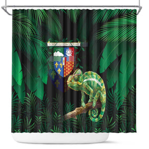 Reunion Island Shower Curtain Furcifer Pardalis