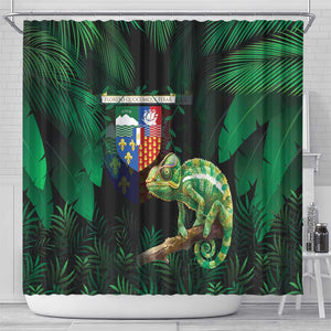Reunion Island Shower Curtain Furcifer Pardalis