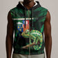 Reunion Island Sleeveless Zip Hoodie Furcifer Pardalis - African Pride