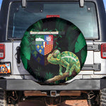 Reunion Island Spare Tire Cover Furcifer Pardalis
