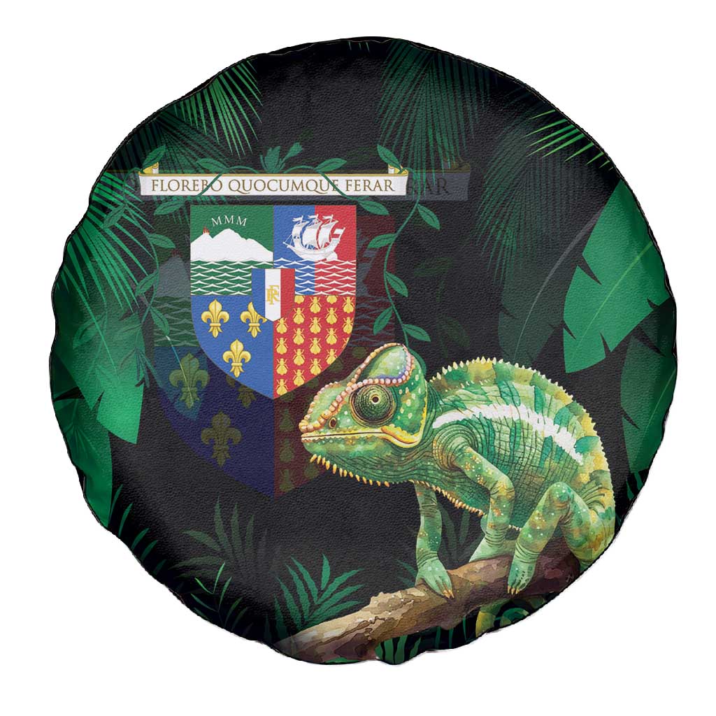 Reunion Island Spare Tire Cover Furcifer Pardalis