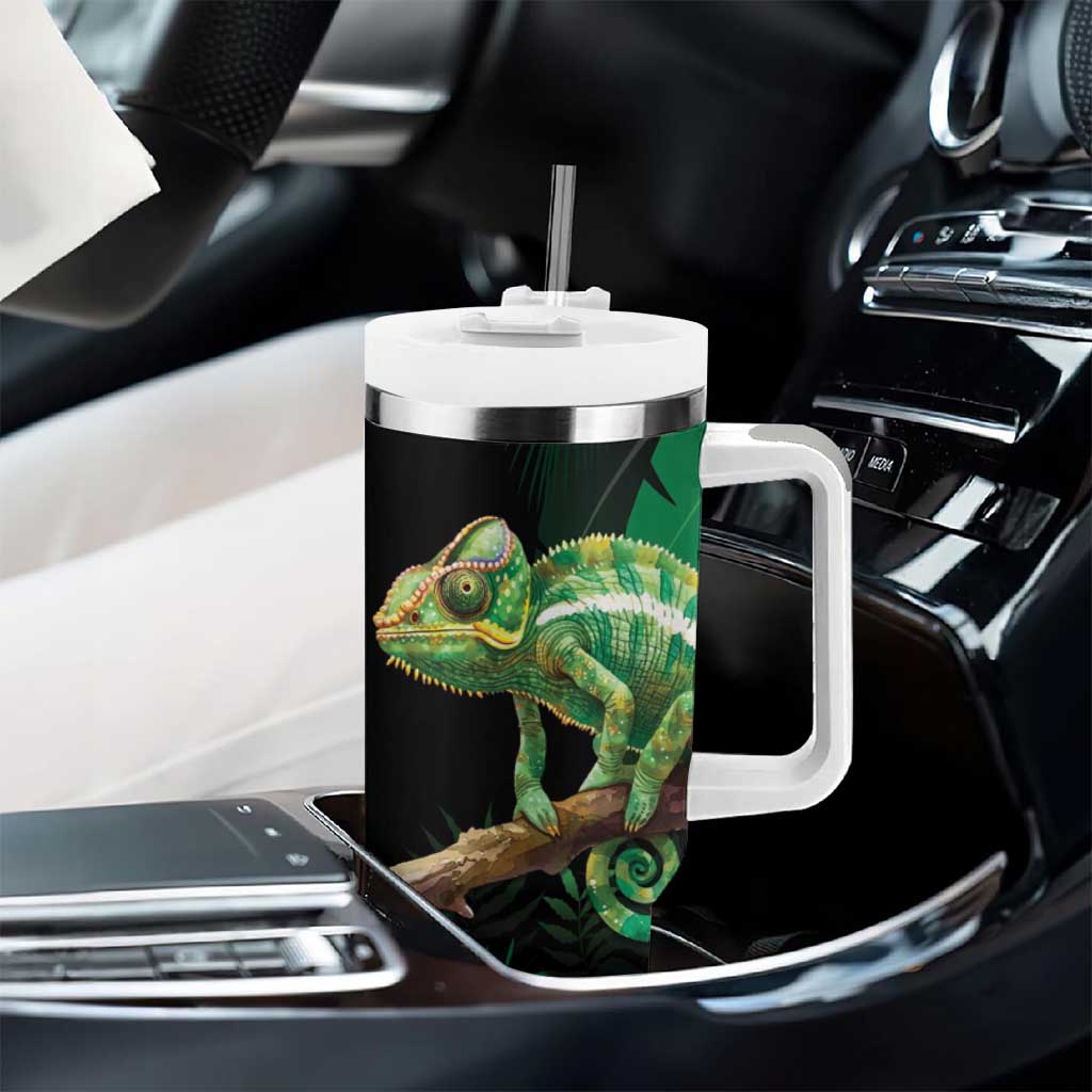 Reunion Island Tumbler With Handle Furcifer Pardalis