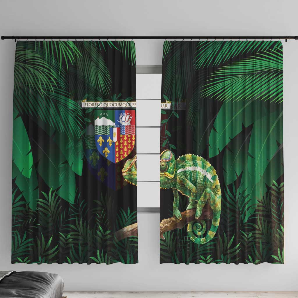 Reunion Island Window Curtain Furcifer Pardalis