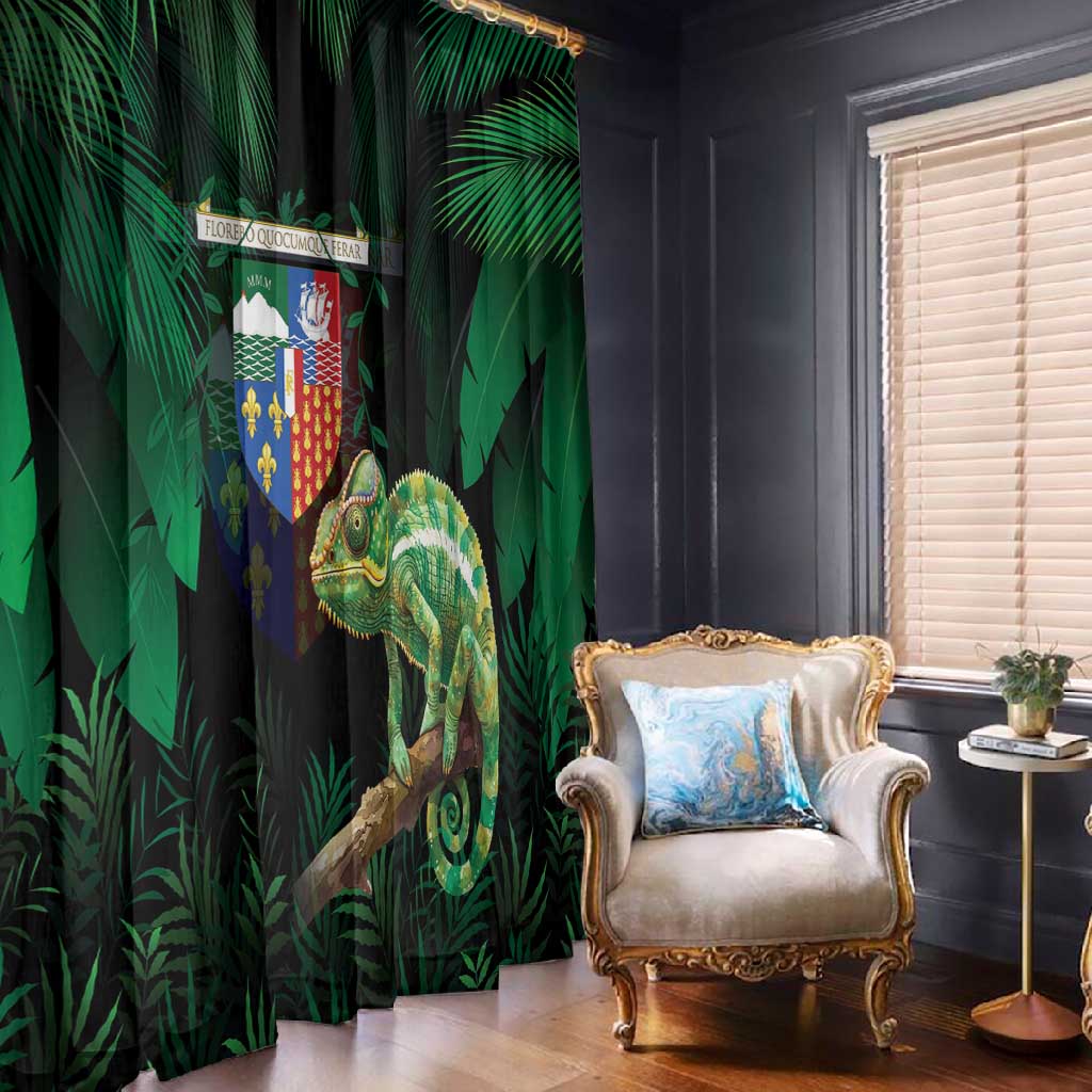 Reunion Island Window Curtain Furcifer Pardalis