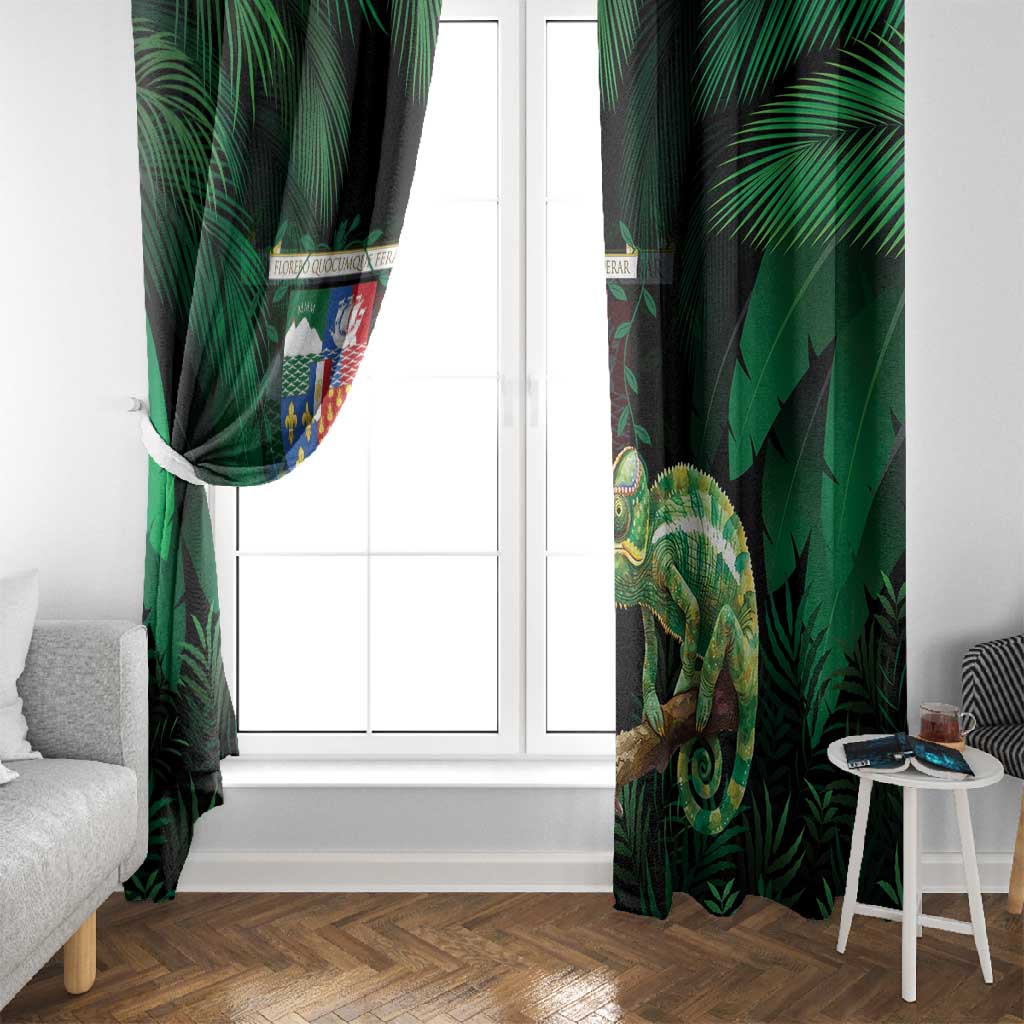Reunion Island Window Curtain Furcifer Pardalis