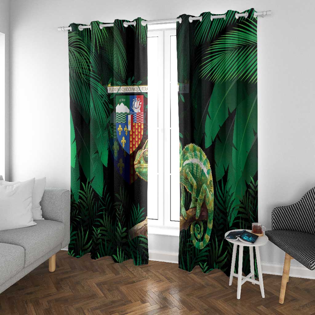 Reunion Island Window Curtain Furcifer Pardalis