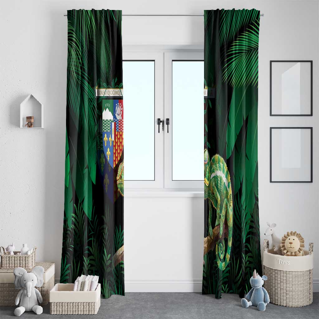 Reunion Island Window Curtain Furcifer Pardalis