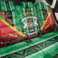 Personalised Afro Burkina Faso Back Car Seat Cover Coat Of Arms With Rose