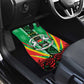 Personalised Afro Burkina Faso Car Mats Coat Of Arms With Rose