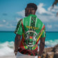 Personalised Afro Burkina Faso Hawaiian Shirt Coat Of Arms With Rose