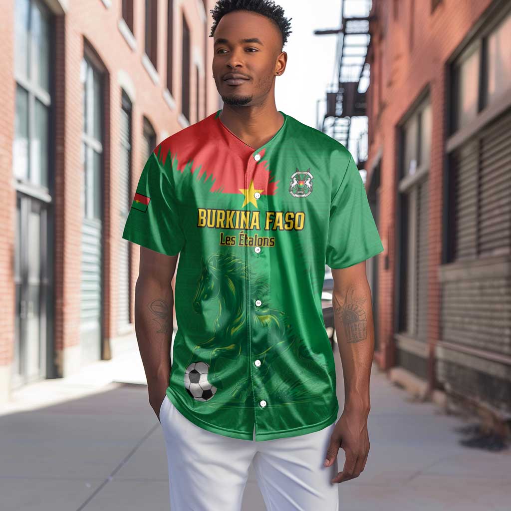 Burkina Faso Football Custom Baseball Jersey Go Stallions