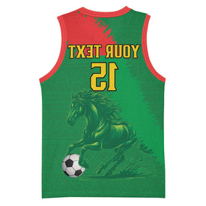 Burkina Faso Football Custom Basketball Jersey Go Stallions - African Pride