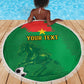 Burkina Faso Football Custom Beach Blanket Go Stallions