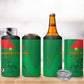 Burkina Faso Football Custom 4 in 1 Can Cooler Tumbler Go Stallions