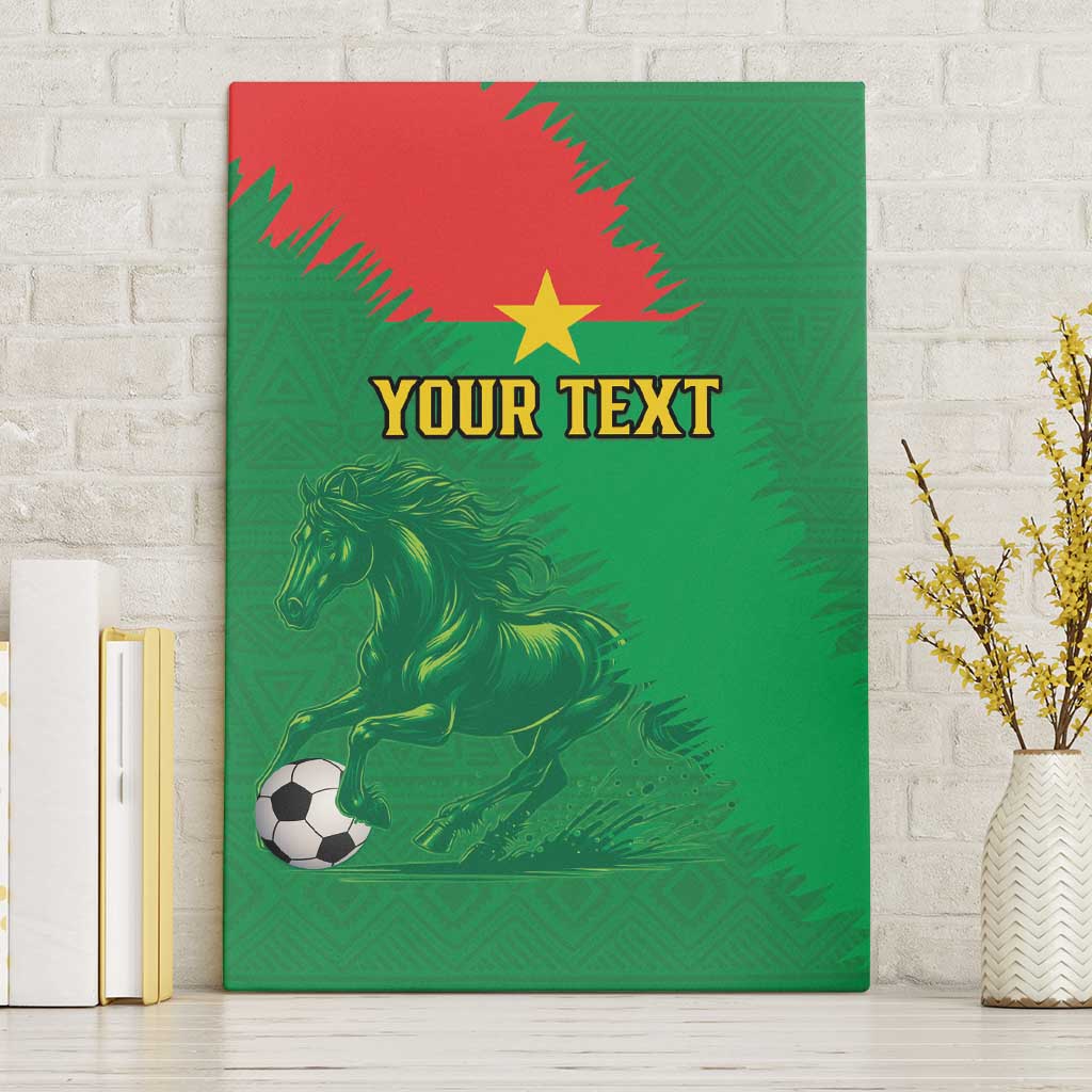 Burkina Faso Football Custom Canvas Wall Art Go Stallions