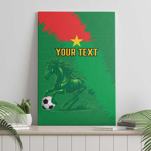 Burkina Faso Football Custom Canvas Wall Art Go Stallions