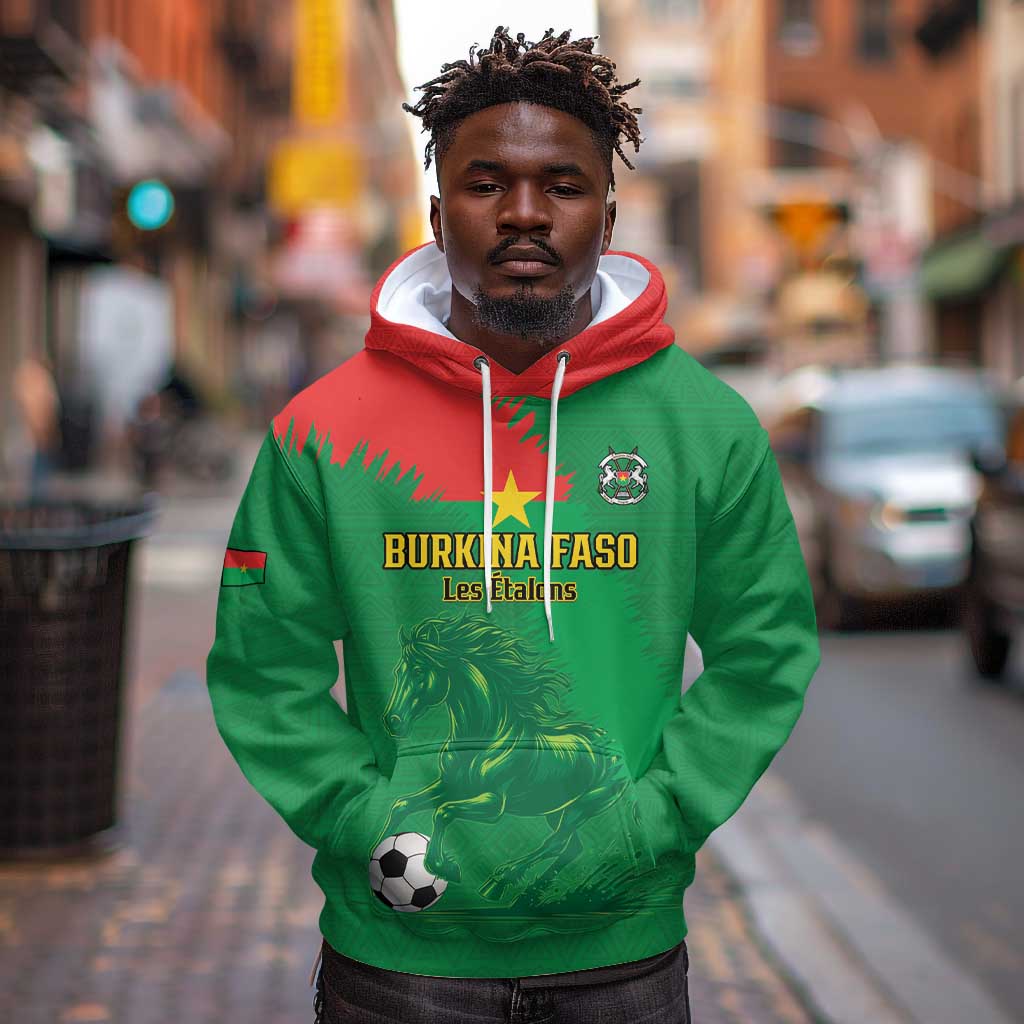 Burkina Faso Football Custom Hoodie Go Stallions