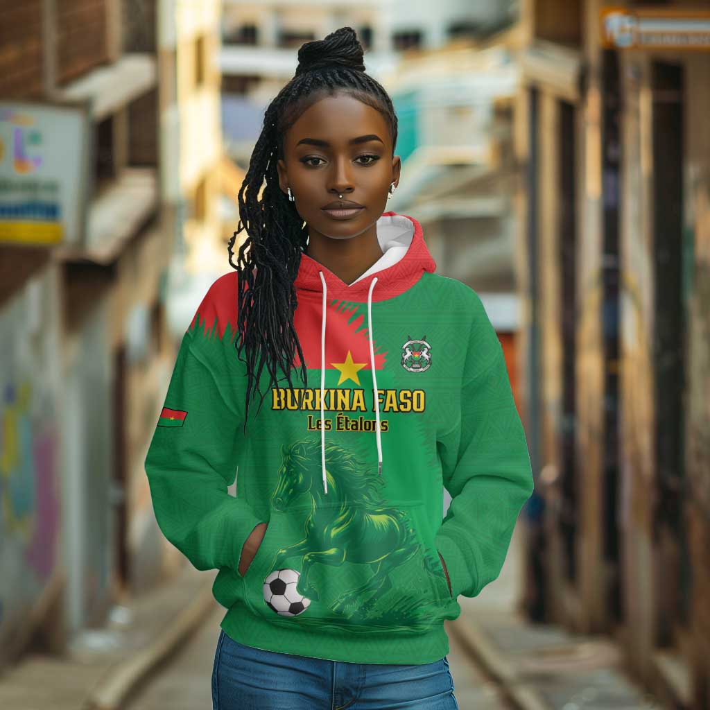 Burkina Faso Football Custom Hoodie Go Stallions