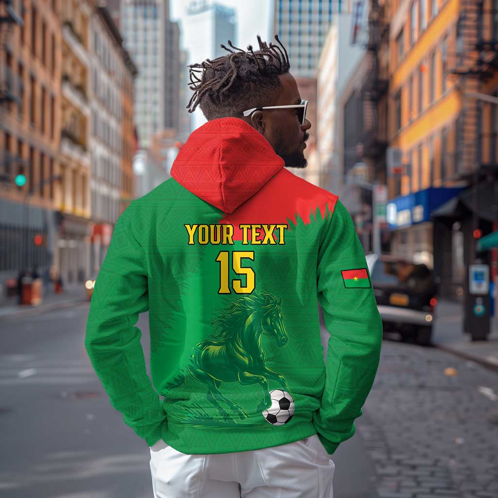 Burkina Faso Football Custom Hoodie Go Stallions