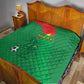 Burkina Faso Football Custom Quilt Go Stallions