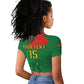 Burkina Faso Football Custom Raglan Cropped T shirt Go Stallions