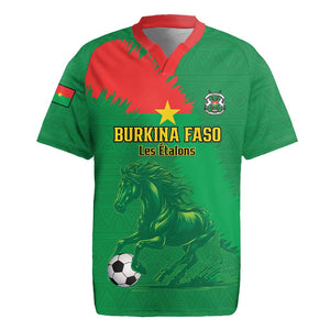 Burkina Faso Football Custom Rugby Jersey Go Stallions
