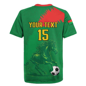 Burkina Faso Football Custom Rugby Jersey Go Stallions