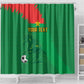 Burkina Faso Football Custom Shower Curtain Go Stallions