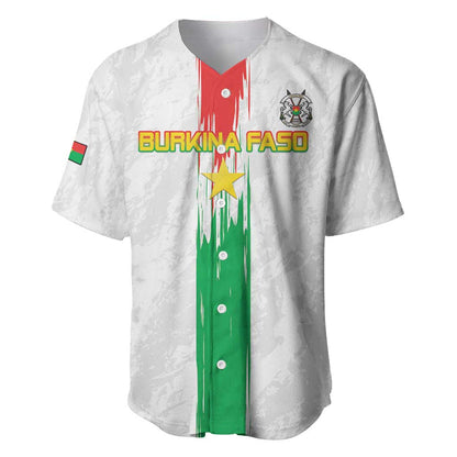 Burkina Faso Football Custom Baseball Jersey Go Champions