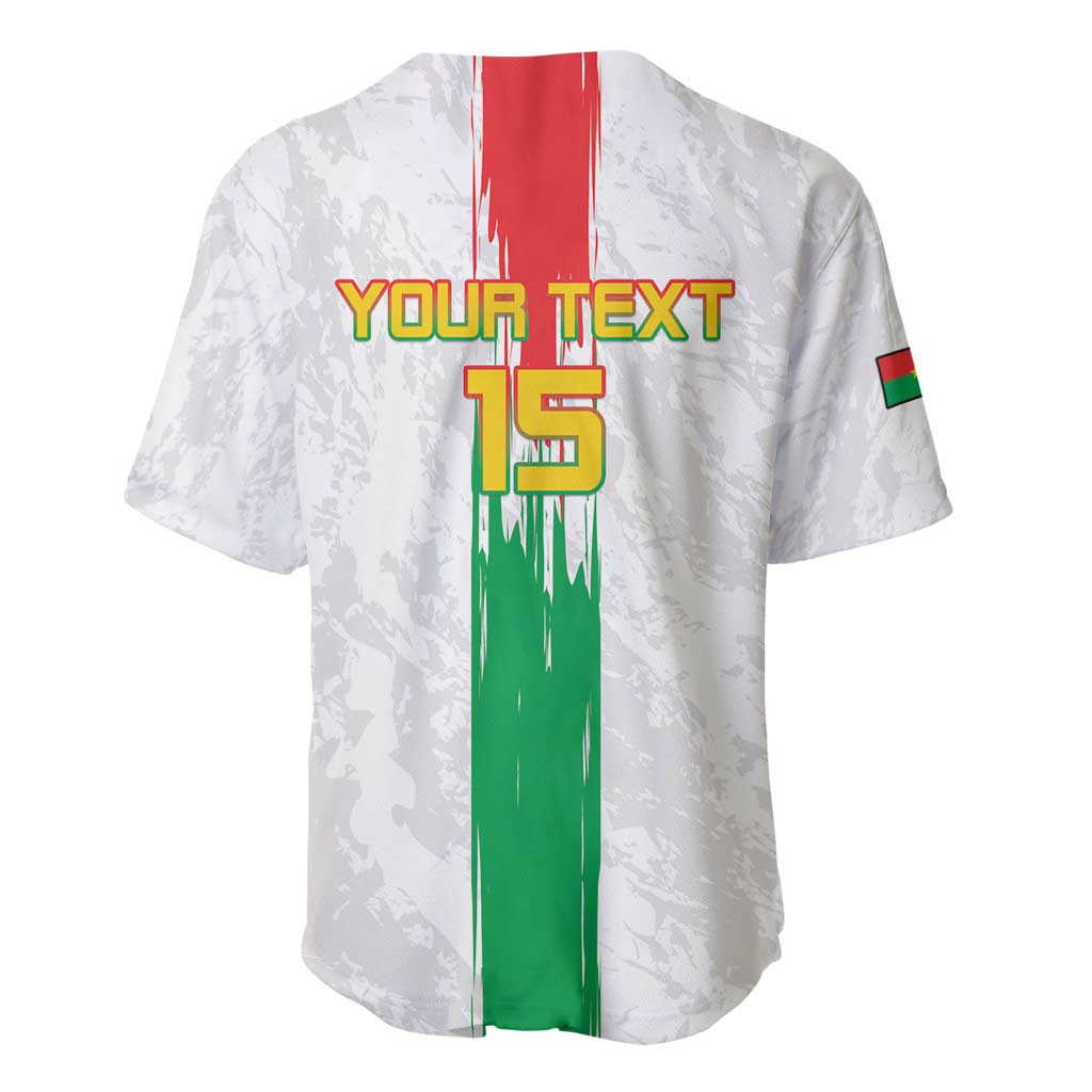 Burkina Faso Football Custom Baseball Jersey Go Champions