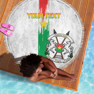 Burkina Faso Football Custom Beach Blanket Go Champions