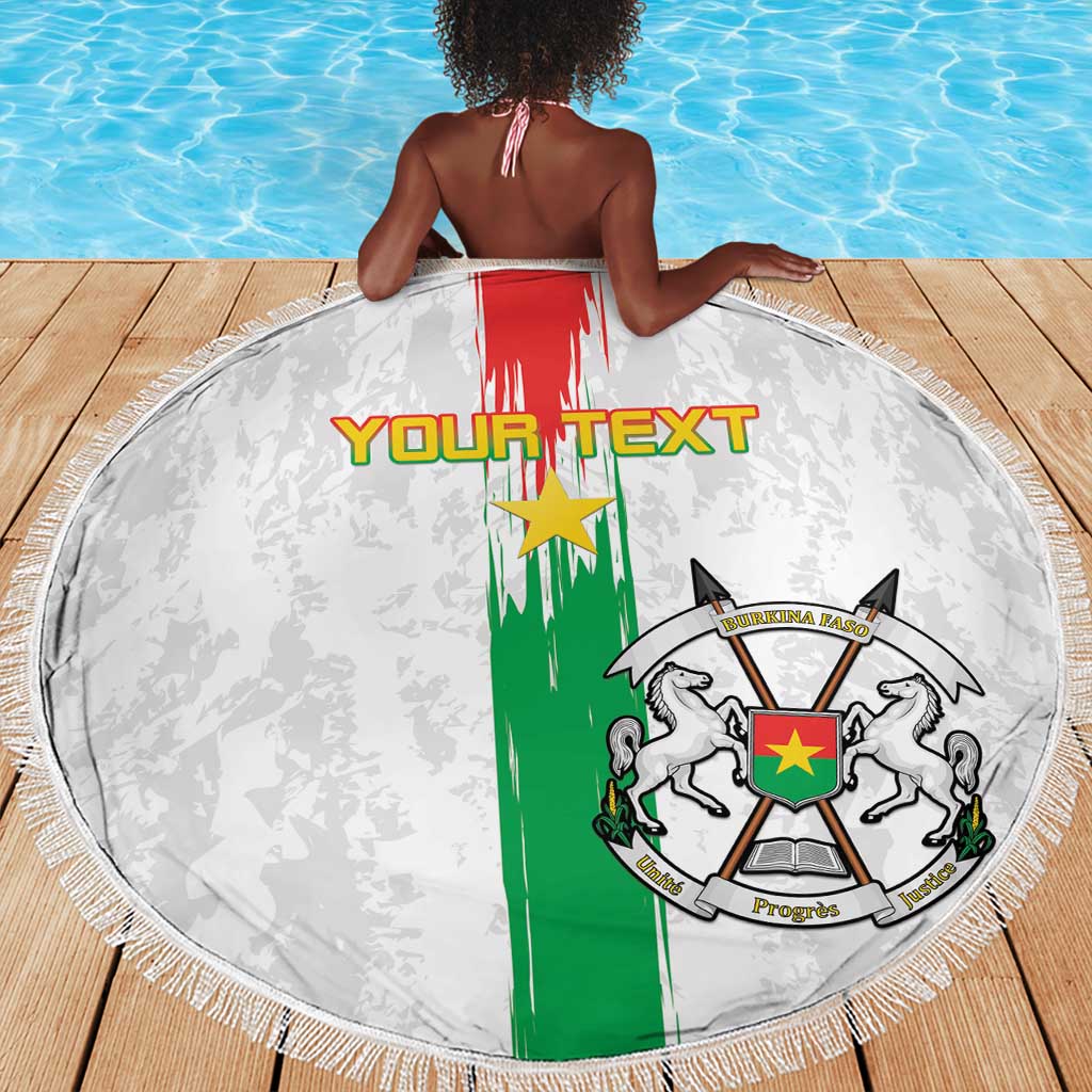 Burkina Faso Football Custom Beach Blanket Go Champions