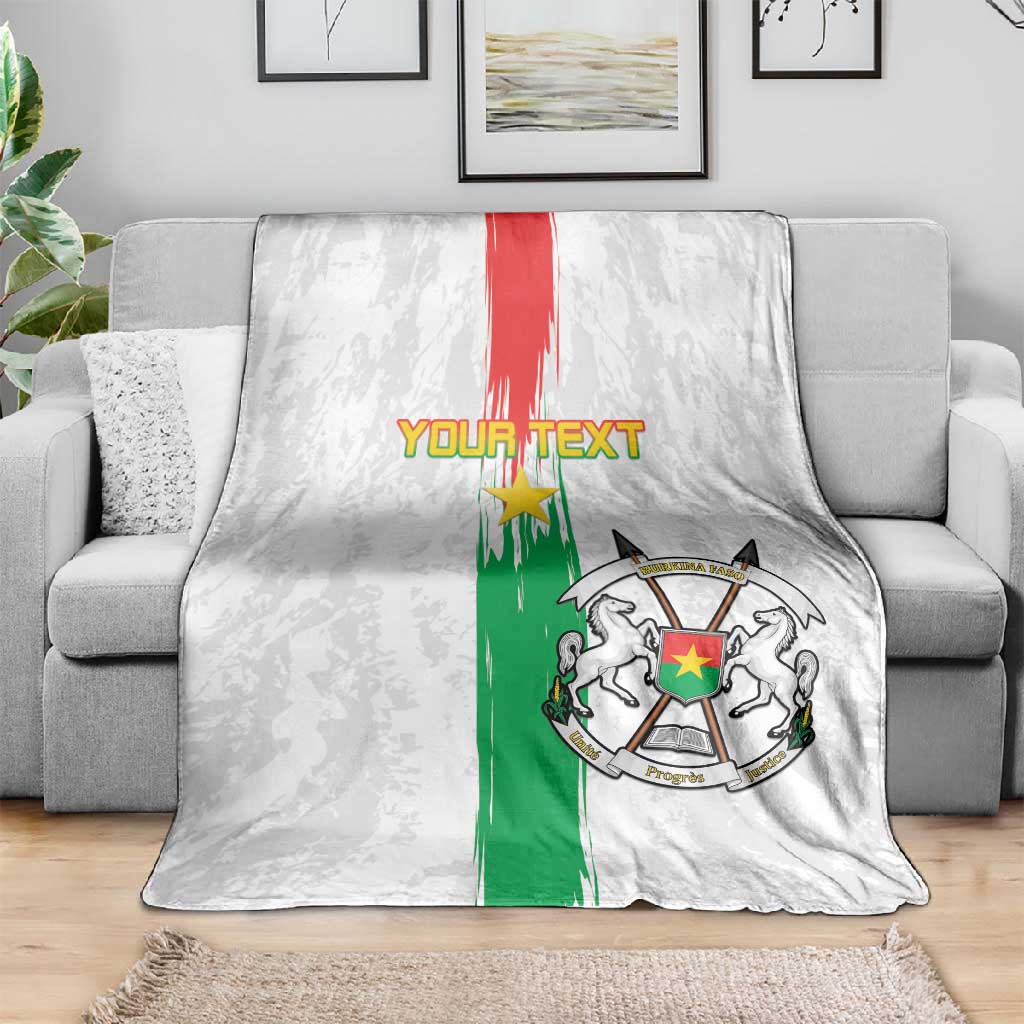 Burkina Faso Football Custom Blanket Go Champions