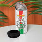 Burkina Faso Football Custom 4 in 1 Can Cooler Tumbler Go Champions