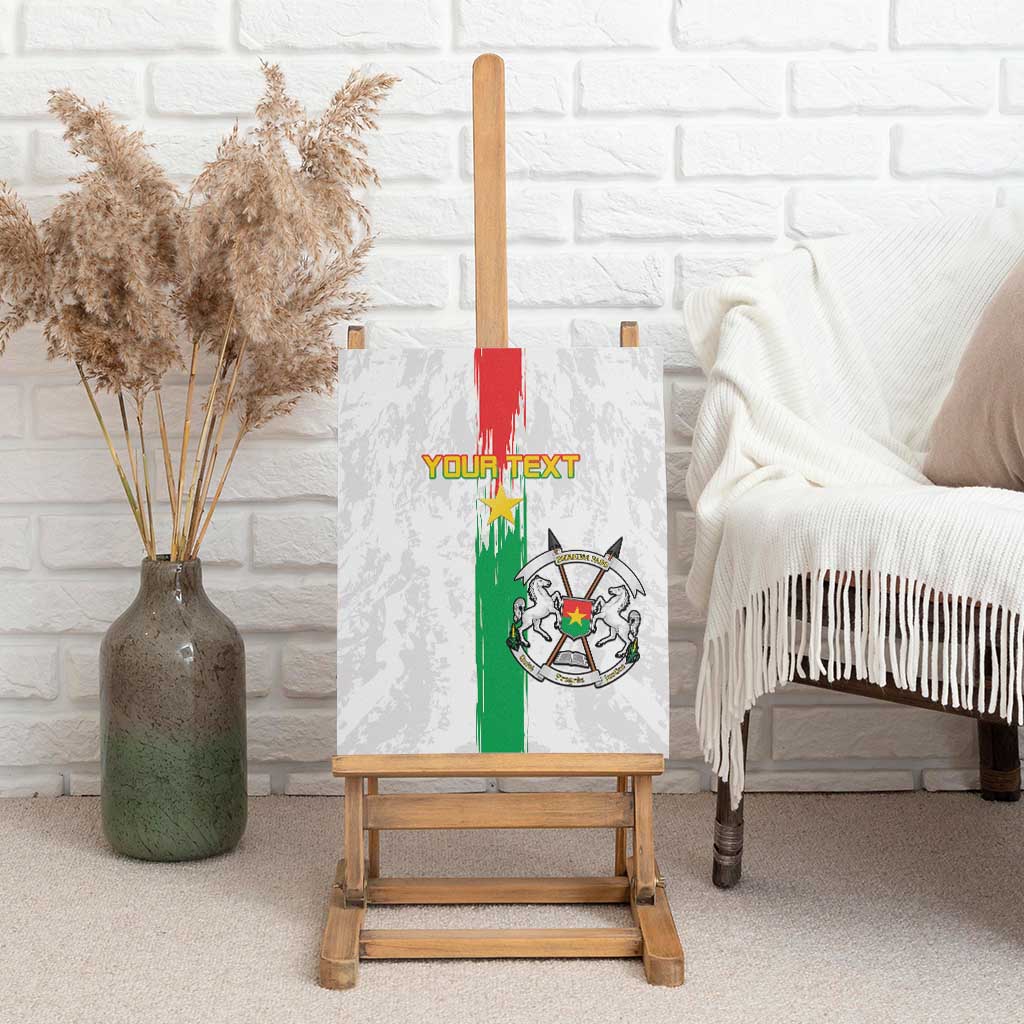 Burkina Faso Football Custom Canvas Wall Art Go Champions