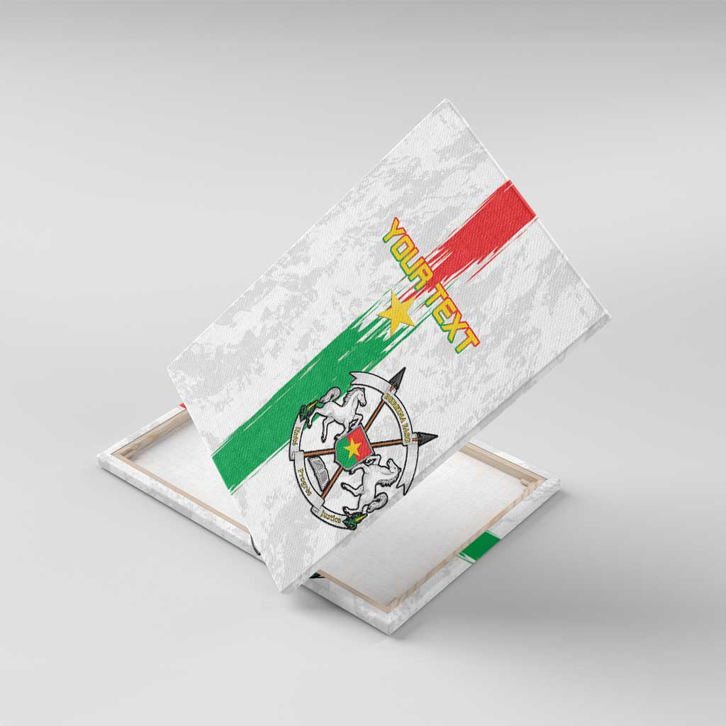 Burkina Faso Football Custom Canvas Wall Art Go Champions