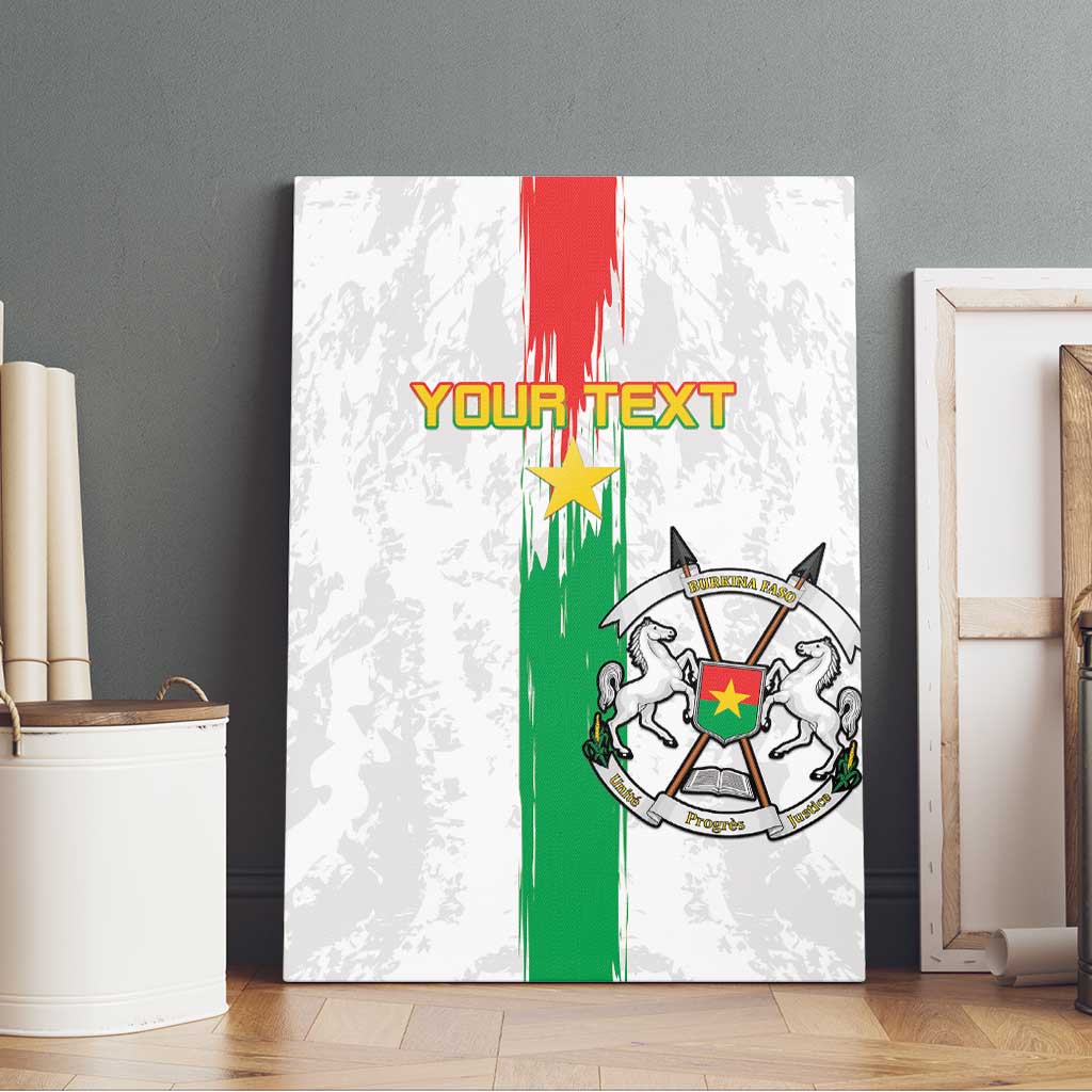 Burkina Faso Football Custom Canvas Wall Art Go Champions